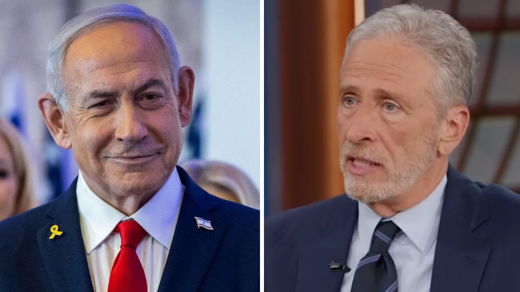 ג'ון סטיוארט, בנימין נתניהו ג'ון סטיוארט, בנימין נתניהו