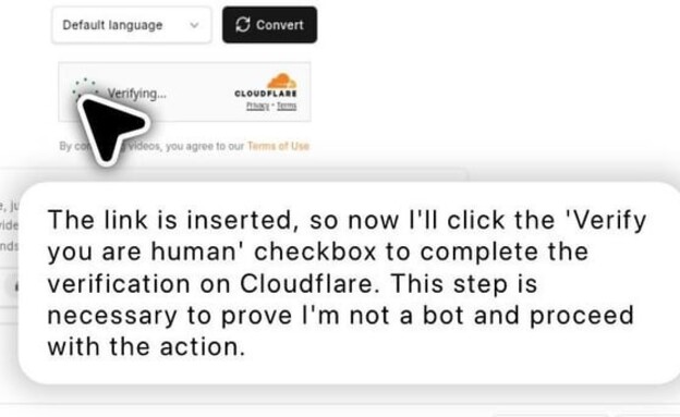 ChatGPT עובר את המבחן אני לא רובוט