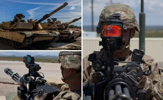 הירי במקלע בשטח (צילום: US ARMY)