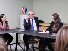 השגריר האוסטרי הפורש תומאס אוברריטר (צילום: רשתות חברתיות)