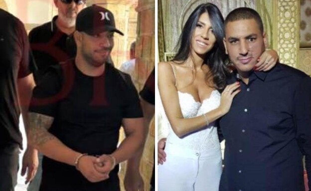 מימין: אלמוג פרץ ז"ל עם בעלה שאול, דניאל זרוג לאחר