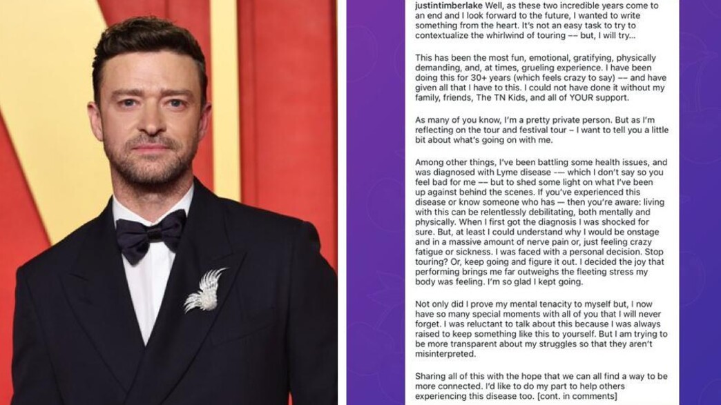 הפוסט החשוף של ג'סטין טימברלייק