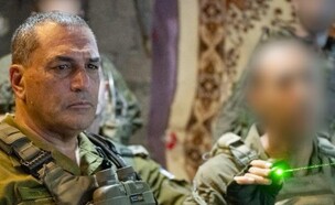 הרמטכ"ל זמיר בעזה (צילום: דובר צה"ל)