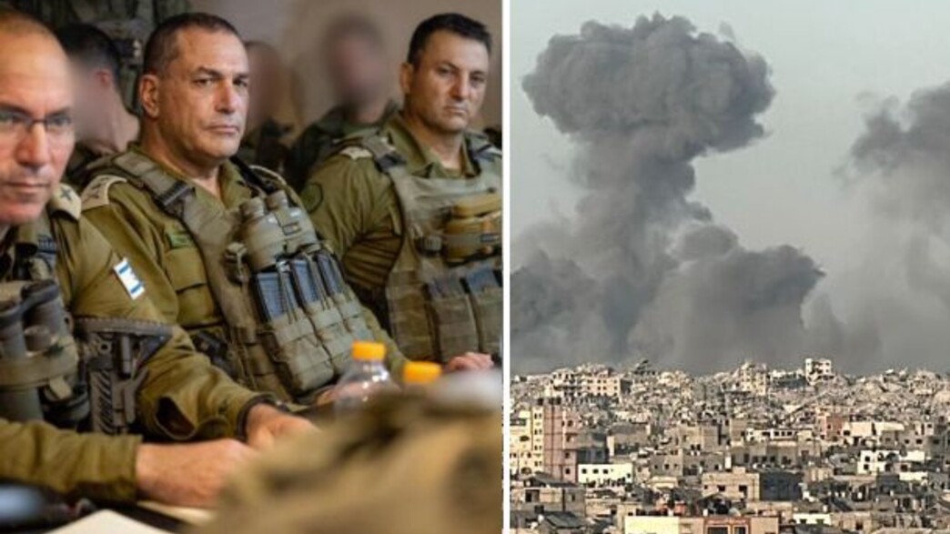 תקיפה בעזה, הרמטכל ומפקד הפיקוד בהערכת מצב תקיפה בעזה, הרמטכל ומפקד הפיקוד בהערכת מצב