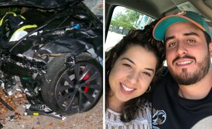 נאייבל בנאבידס ליאון ודילון אנגולו, זירת התאונה (צילום: מתוך הרשתות החברתיות לפי סעיף 27א' לחוק זכויות יוצרים)