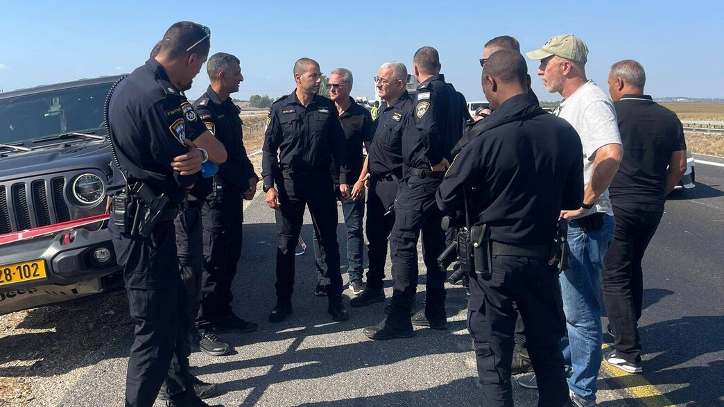 זירת הירי בכביש 6