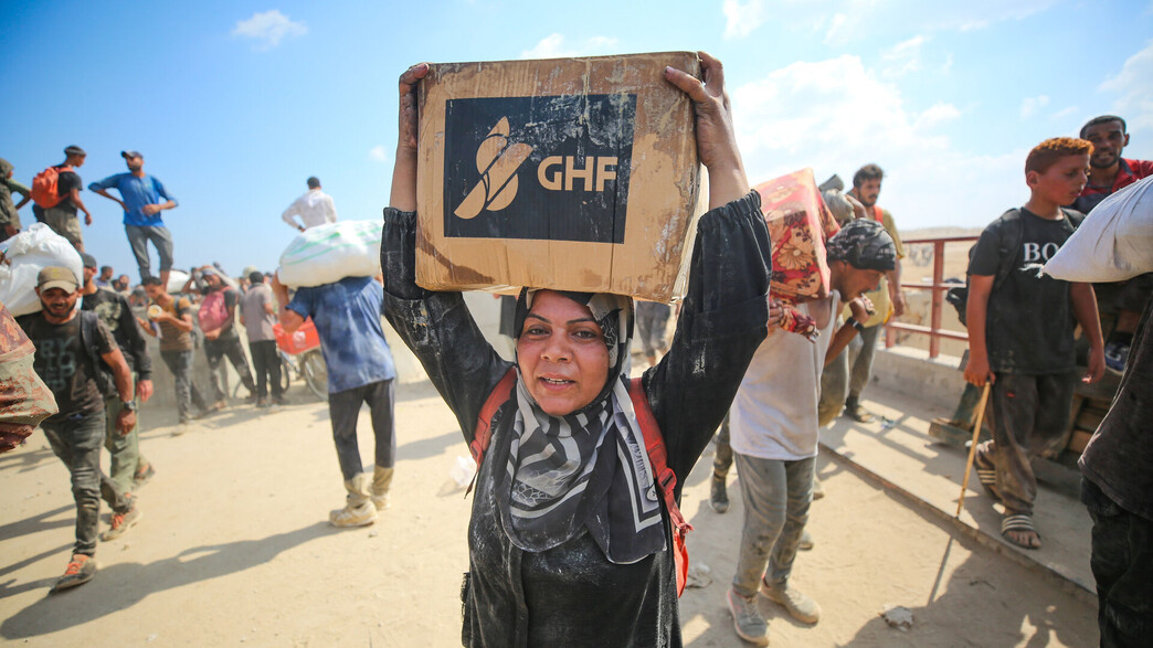 חלוקת סיוע הומניטרי בעזה חלוקת סיוע הומניטרי בעזה
