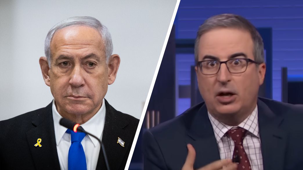 ג'ון אוליבר, בנימין נתניהו ג'ון אוליבר, בנימין נתניהו