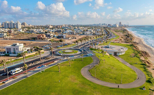 טיילת אשקלון קטע קטן מתוך ה13 קמ סך הכול