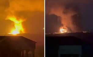 תקיפות חיל האוויר (צילום: מתוך תיעוד שעלה ברשתות החברתיות, שימוש לפי סעיף 27א' לחוק זכויות יוצרים)