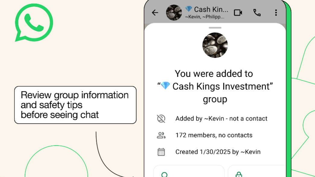 וואטסאפ משיקה פיצ'רים למניעת הונאות