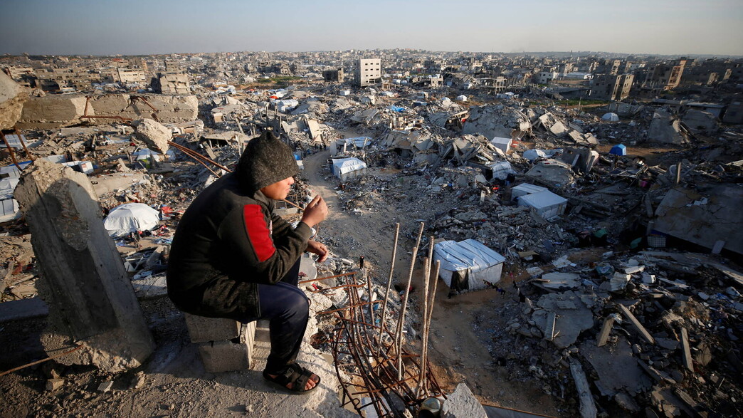 רצועת עזה הרוסה בעקבות המלחמה מול ישראל רצועת עזה הרוסה בעקבות המלחמה מול ישראל