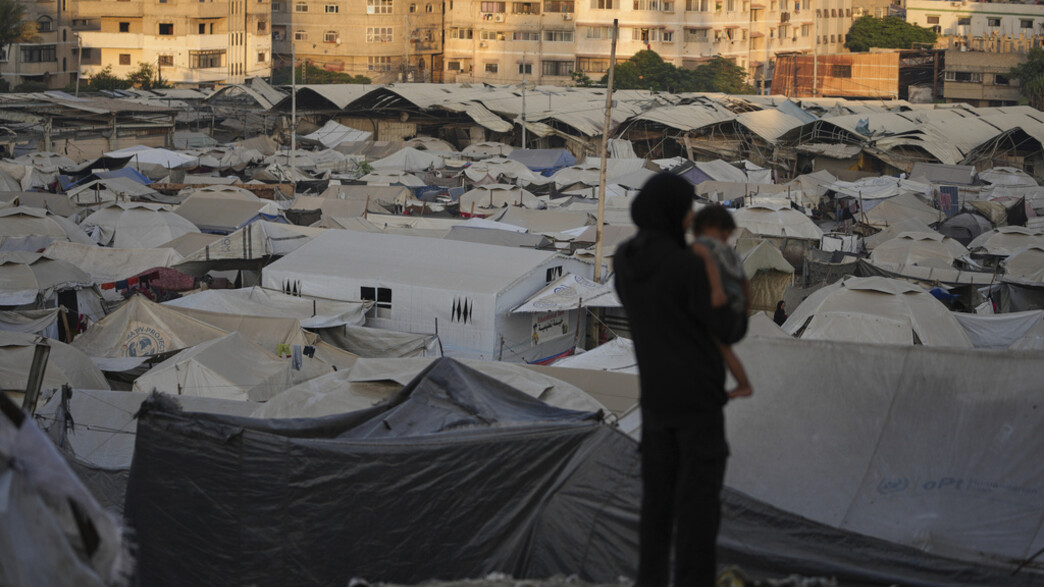 עיר האוהלים הסמוכה לעיר עזה