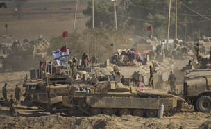 פעילות כוחות צה"ל ברצועת עזה (צילום: AP)