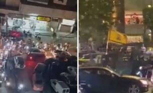 הפגנת תומכי חיזבאללה בלבנון (צילום: רשתות חברתיות לפי סעיף 27א)