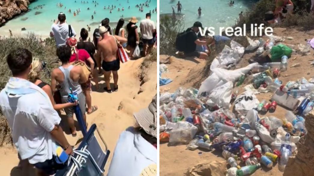 חוף מזוהם מיורקה 