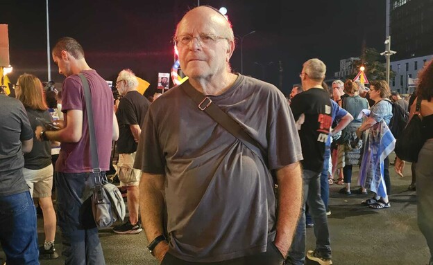 יגאל פימון, הגיע להפגנה נגד כיבוש עזה