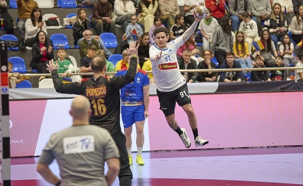 נדב כהן נבחרת ישראל בכדוריד (צילום: איגוד הכדוריד הגרמני)