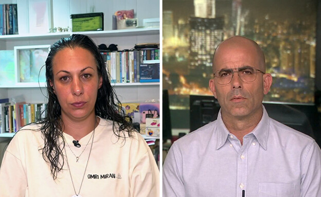 יניב לוי, ראש אגף ההסברה בהסתדרות ולישי מירן (צילום: N12)