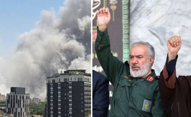 בכיר משמרות המהפכה והאש בטהרן (צילום: ATTA KENARE/AFP via Getty Images | רשתות חברתיות לפי סעיף 27א')