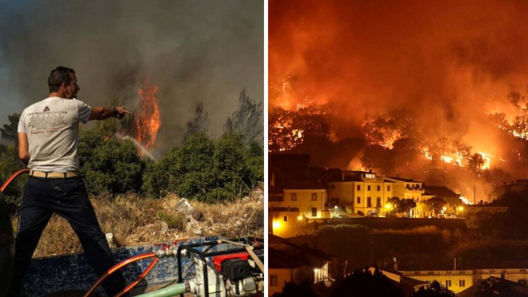 גל חום באירופה 