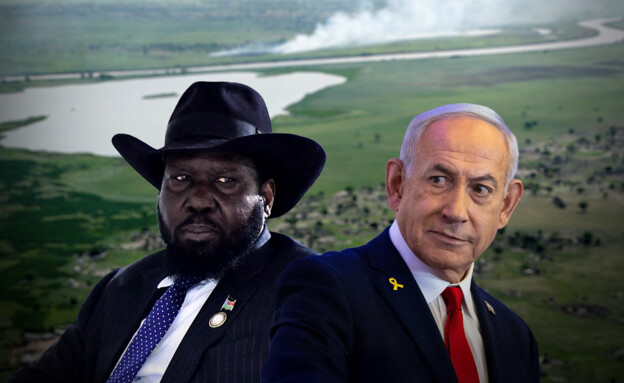 בנימין נתניהו, נשיא דרום סודאן הוא סאלווה קיר מאיא (צילום: יונתן זינדל / פלאש 90, Reuters)