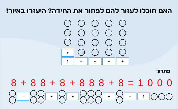 חידת עגולים - תשובה חידת עגולים - תשובה