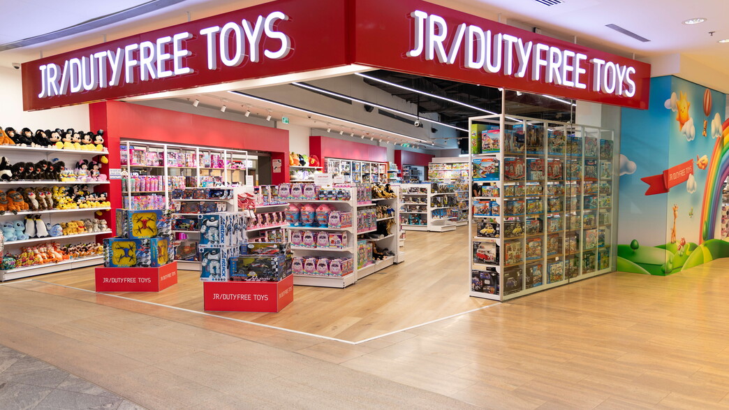 חנות JR/DUTY FREE TOYS בנתב״ג