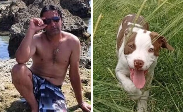 יוסי פרץ והכלב שעבר התעללות והועבר לעמותה