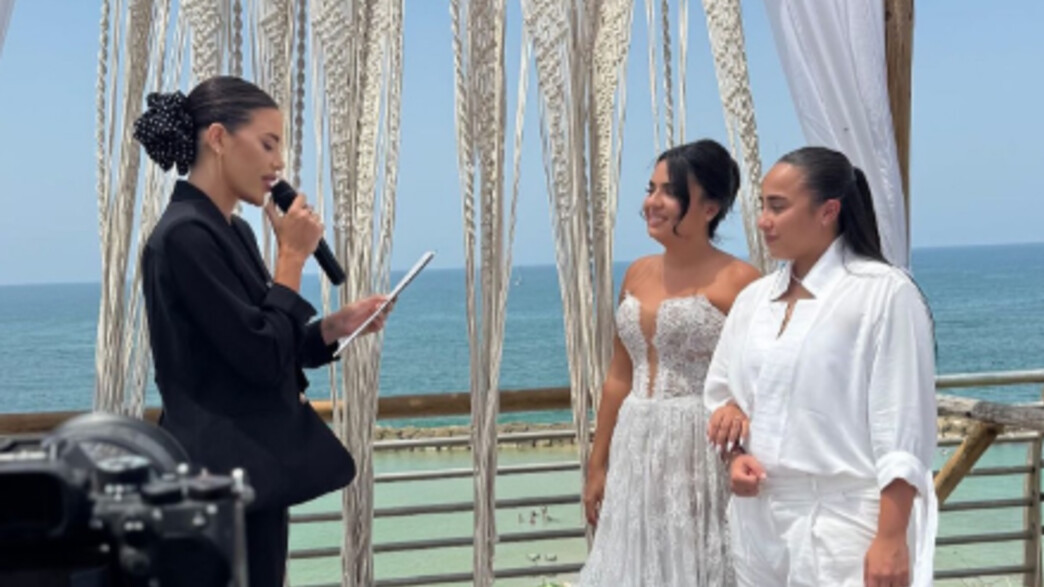 נטלי דדון מחתנת זוג גאה