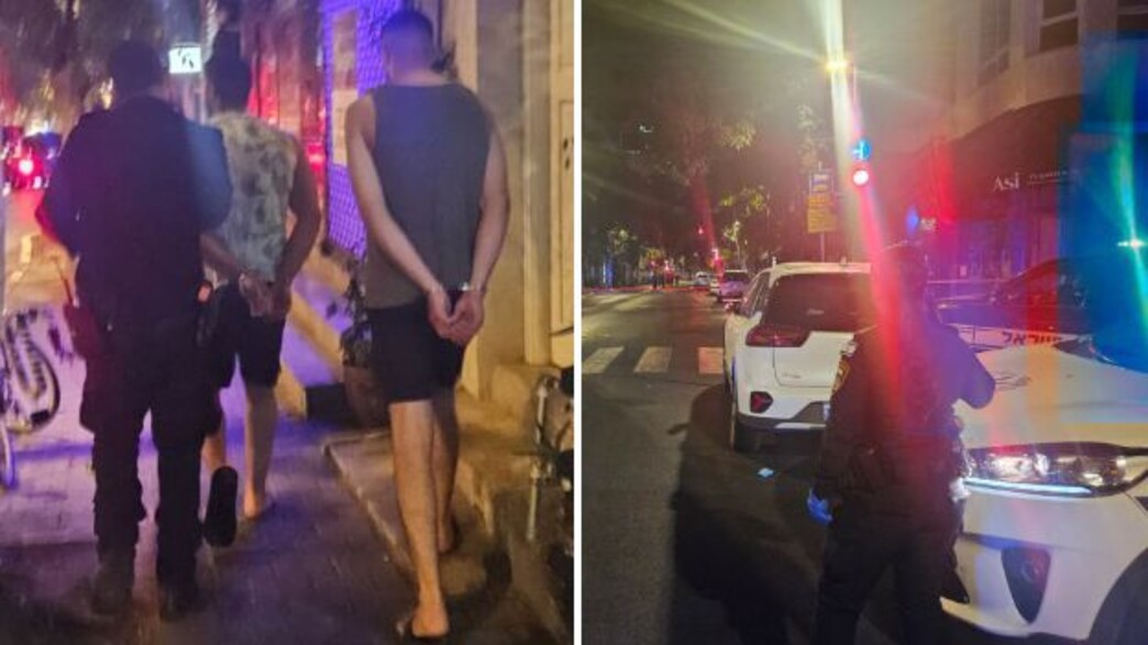 זירת הירי של המאבח בתל אביב זירת הירי של המאבח בתל אביב