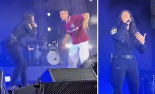 שוטרת במדים על הבמה של ששון שאולוב (צילום: 27 א')