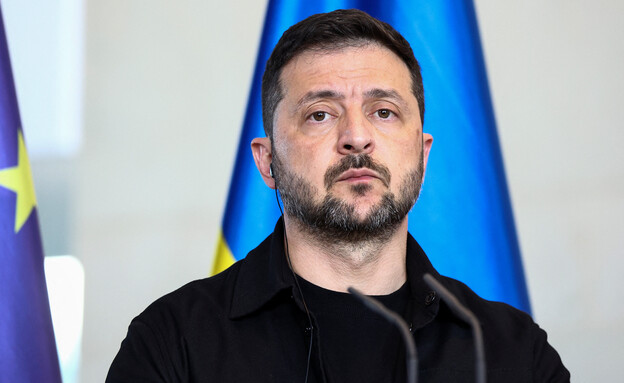 נשיא אוקראינה ולדימיר זלנסקי נשיא אוקראינה ולדימיר זלנסקי