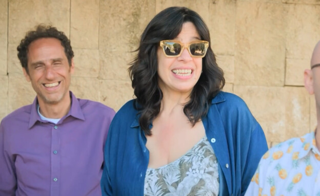 המשפחה באה לעודד את שי בחצי מרתון