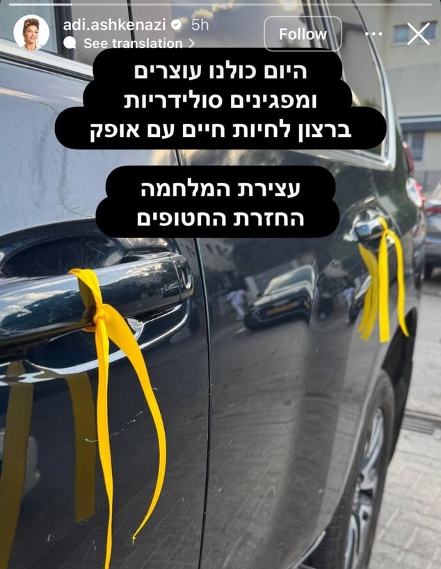 עדי אשכנזי למען השבת החטופים עדי אשכנזי למען השבת החטופים
