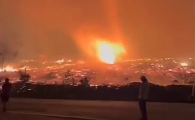 "טורנדו אש" בשרפה בצפון פורטוגל (צילום: שימוש לפי סעיף 27 א)