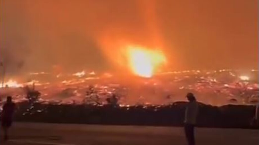 "טורנדו אש" בשרפה בצפון פורטוגל "טורנדו אש" בשרפה בצפון פורטוגל