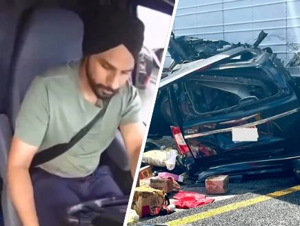 תיעוד מצמרר: נהג משאית ביצע פניית פרסה באזור המיועד לרכבי חירום – וגרם למותם של שלושה בני אדם