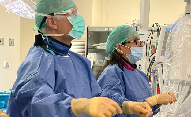 צנתור לב הדסה (צילום: הדסה)