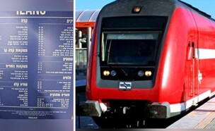 מחירון חדש ברכבת ישראל (צילום: יונתן אפולט)