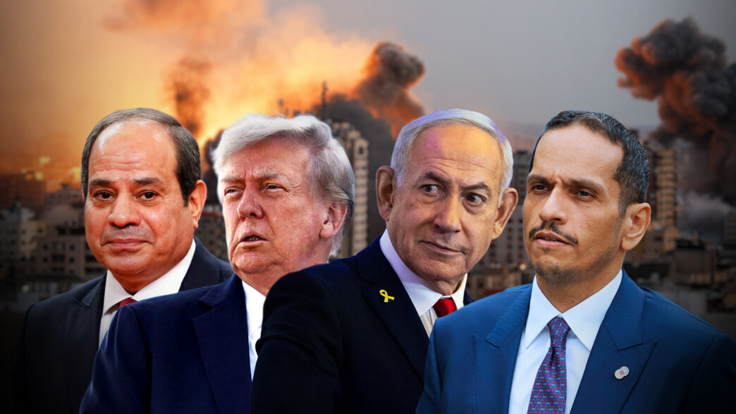 א-ת'אני, נתניהו, טראמפ, א-סיסי א-ת'אני, נתניהו, טראמפ, א-סיסי