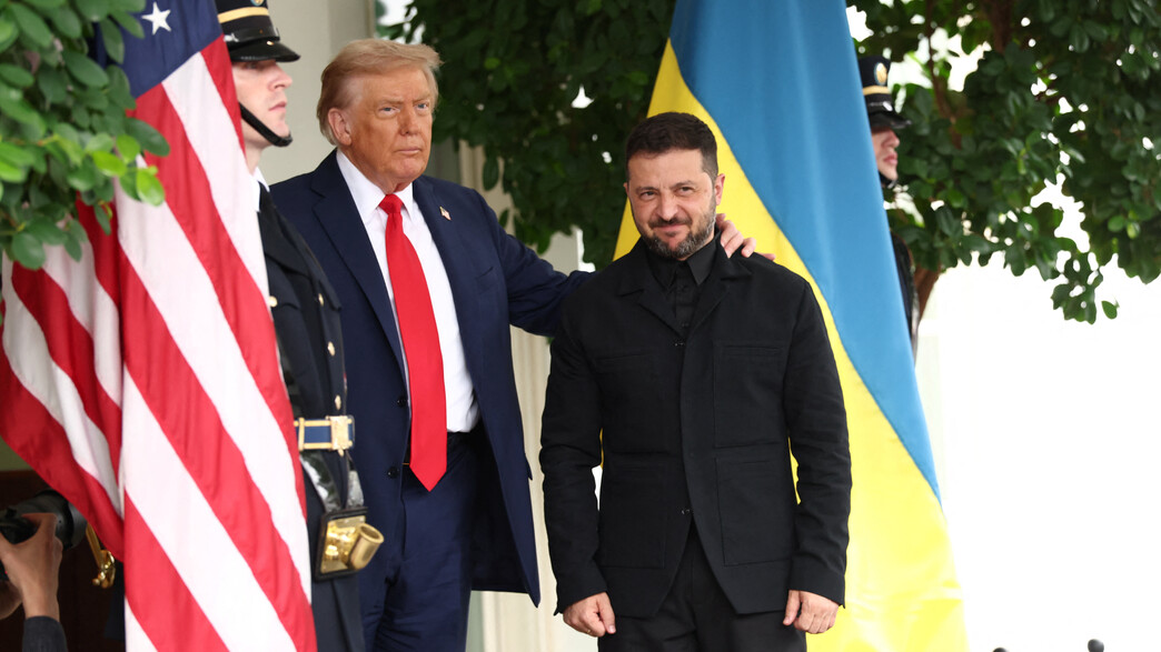 זלנסקי וטראמפ בבית הלבן זלנסקי וטראמפ בבית הלבן