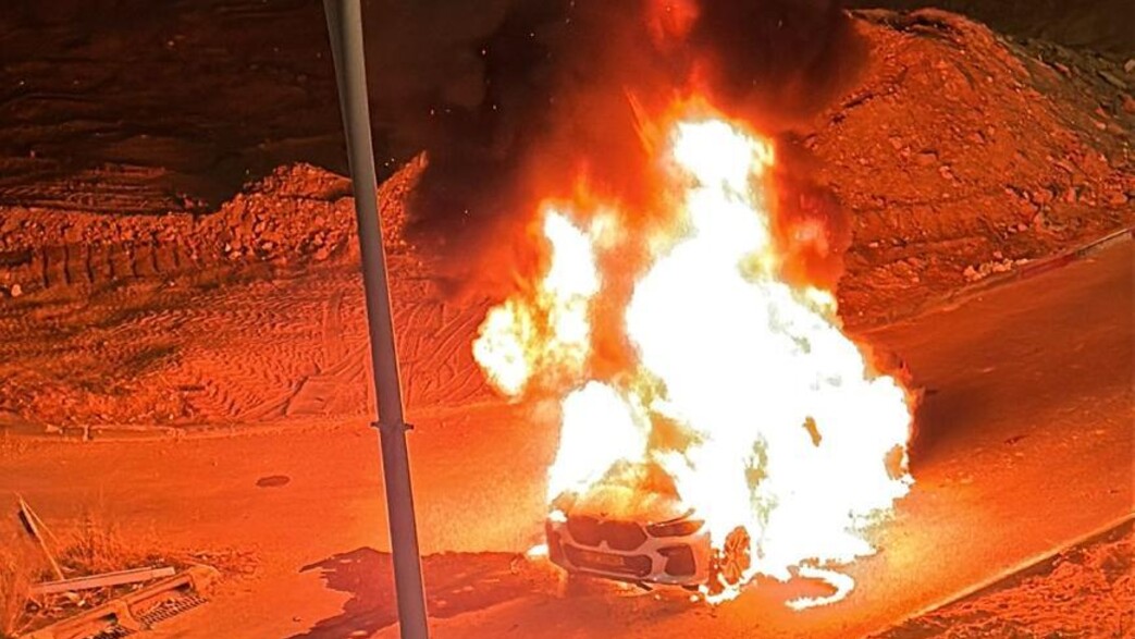 פיצוץ רכב באשקלון