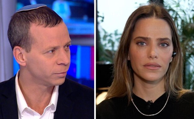 רותם סלע ועמית סגל (צילום: חדשות, קשת 12)