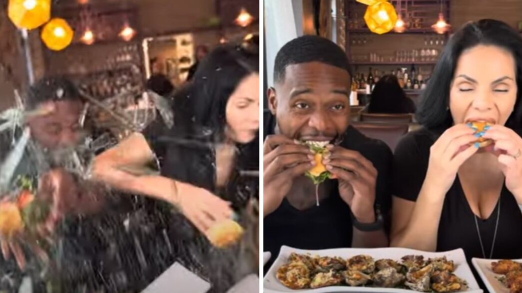 בזמן שהם מצלמים ביקורת אוכל במסעדה: רכב נכנס במשפיענים - שניצלו 