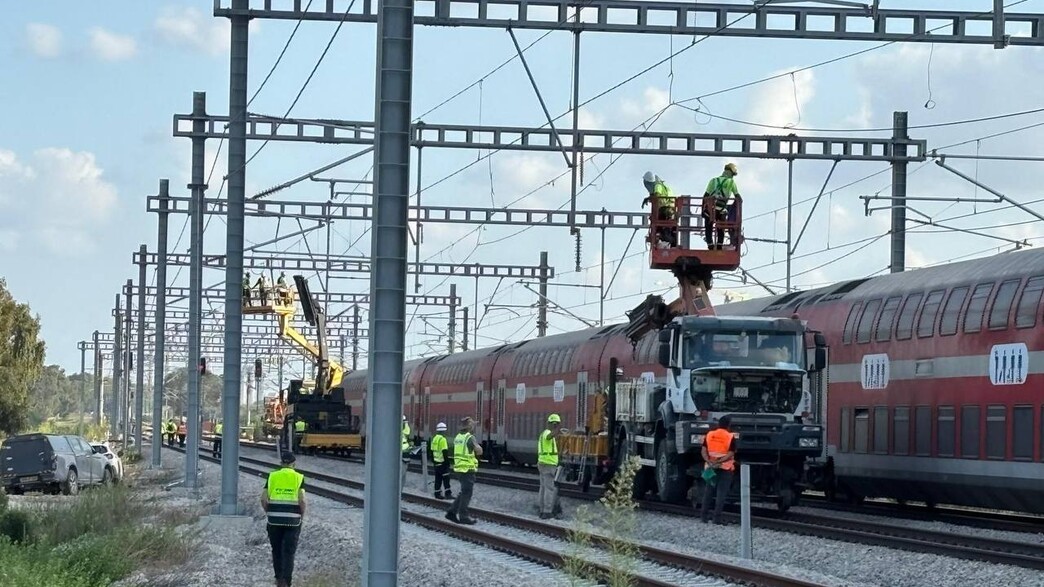 תיקונים ברכבת ישראל בעקבות תקלת כבלי החשמל תיקונים ברכבת ישראל בעקבות תקלת כבלי החשמל