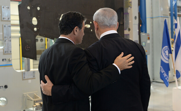 בנימין נתניהו ויוסי כהן בתקופתו כראש המל