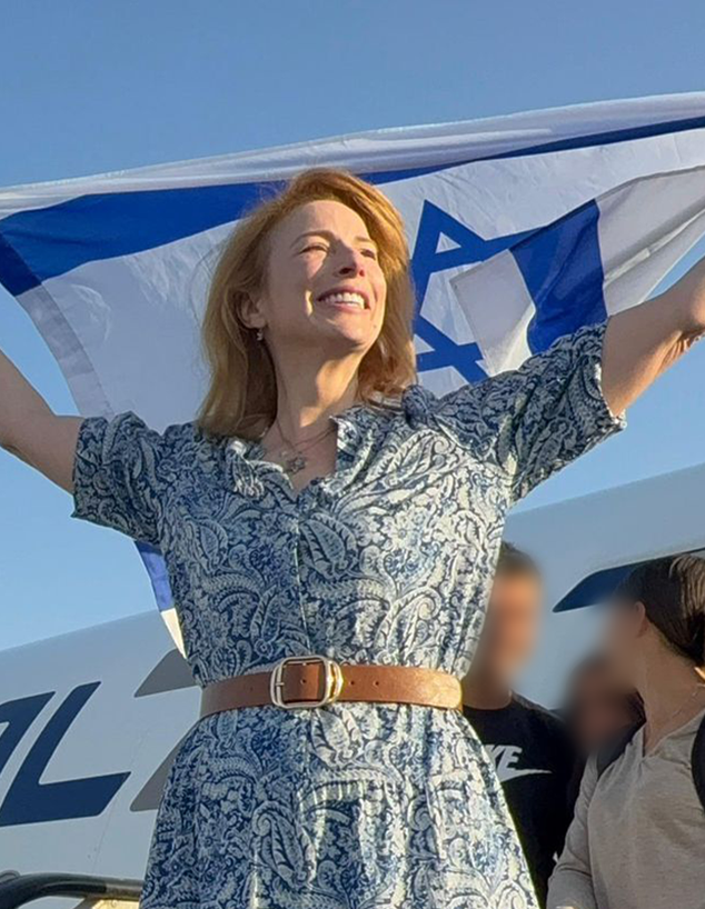 דיאן ניל בישראל (צילום: משרד העלייה והקליטה)