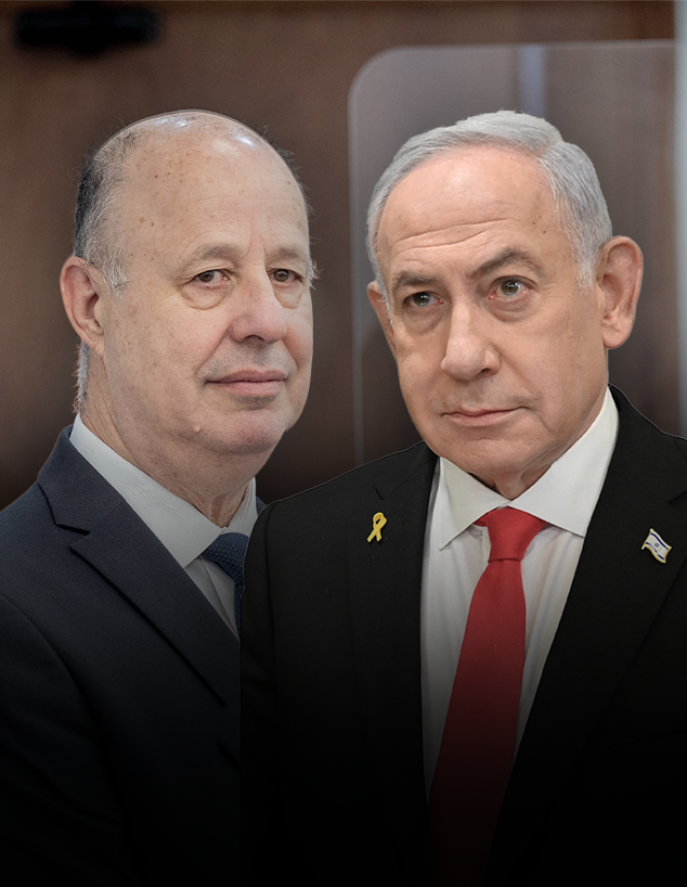 בנימין נתניהו, צחי הנגבי (צילום: פלאש 90)