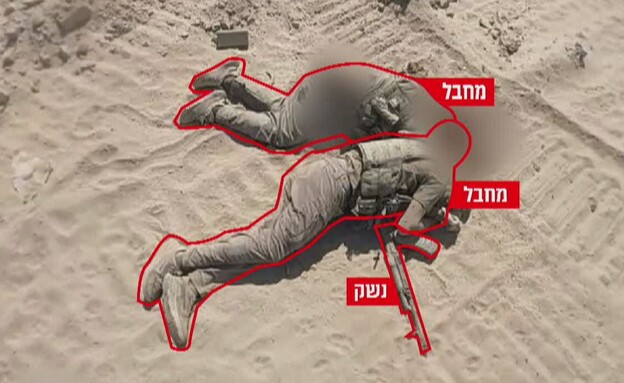 המחבלים שחוסלו בתקרית בעזה  (צילום: דובר צה